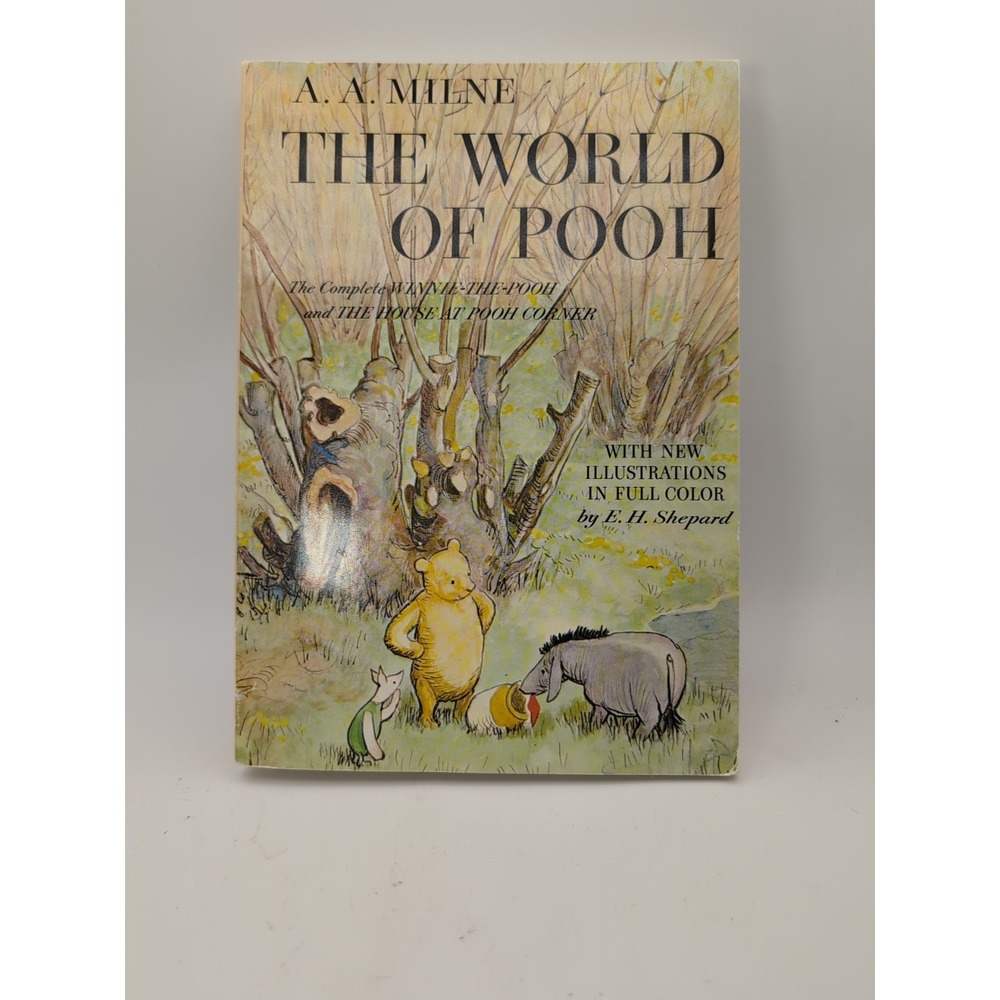 The World Of Pooh by A. A. Milne 1957 Paperback Full Color Illustrations Shepard